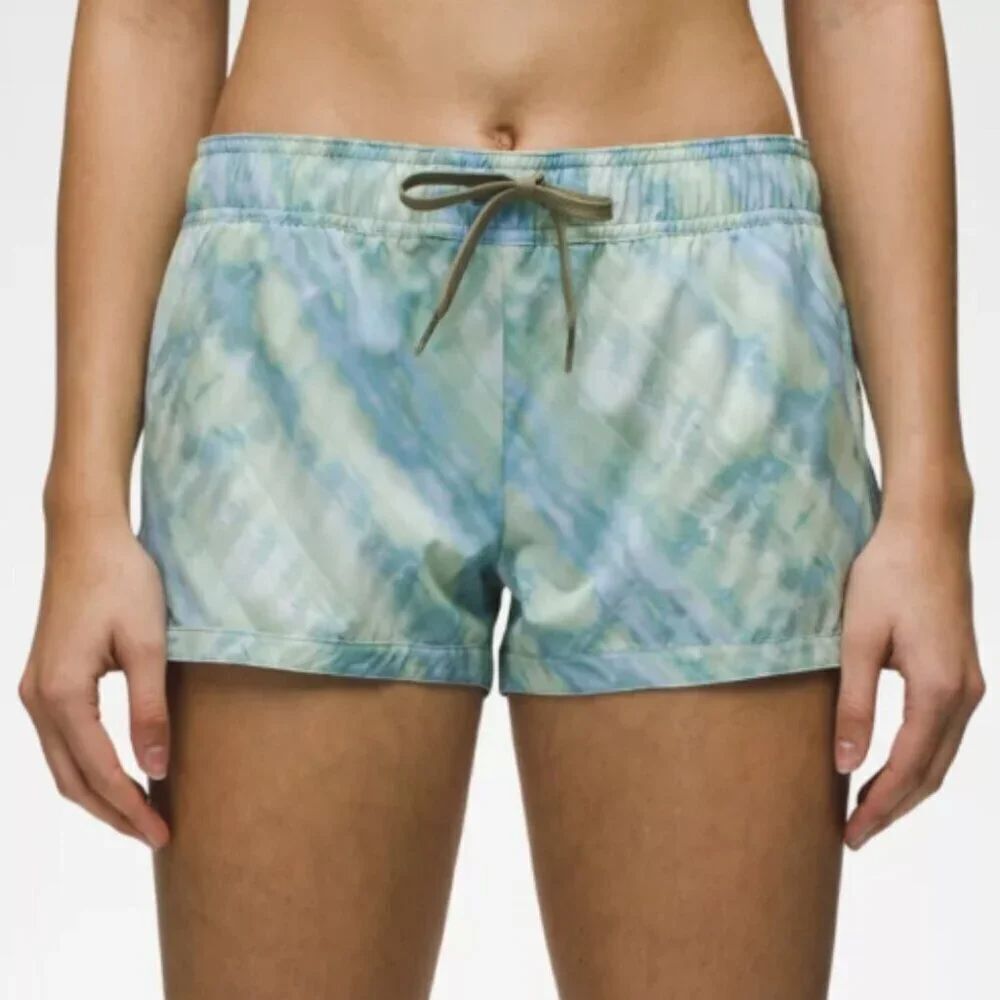 PrAna Womens Mariya Shorts Small Hybrid Pull On Casual Drawstring Mesh Pocket